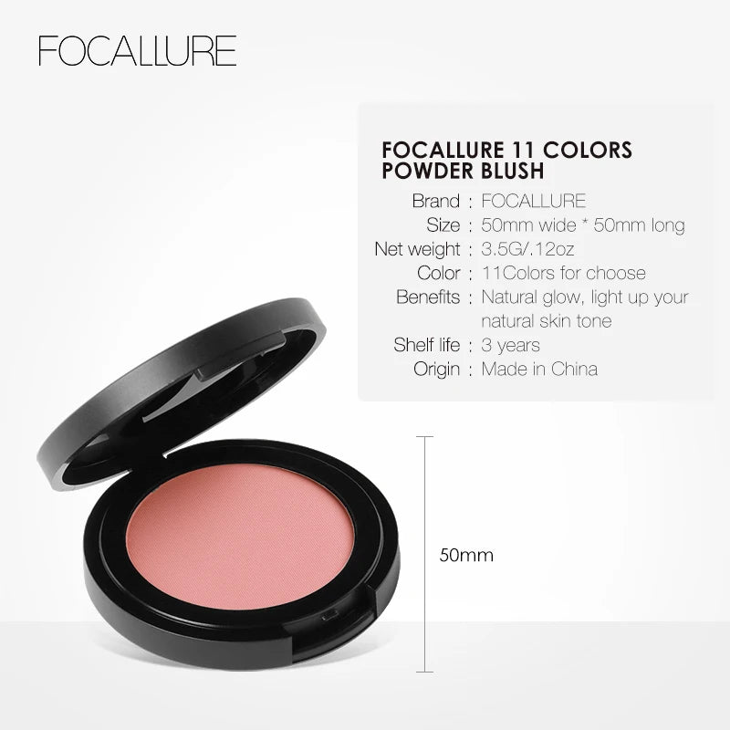 Focallure 16 cores Natural Fosco Em Pó