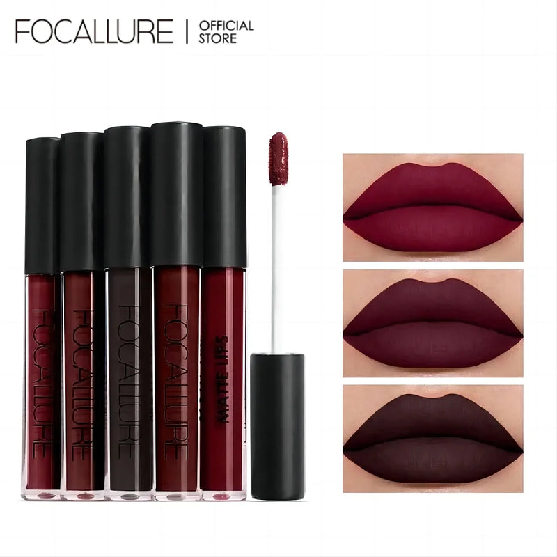 Focallure Brilho Labial de Veludo Fosco