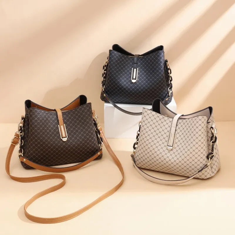 Bolsa Feminina De Couro Crossbody