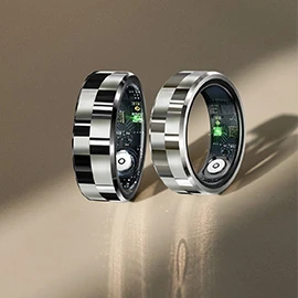 New R9 Smart Ring Charging Case Photo Capture, Blood Oxygen Monitoring, Sleep Tracking, Heart Rate Monitoring, Activity Mode For Men