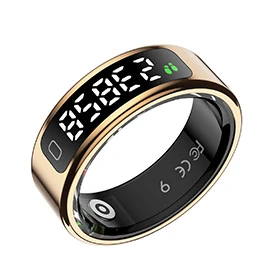New R11C Smart Ring with Display Gesture Control Sleep & Heart Rate Monitoring Health Tracking Wearable Activity Tracker Calorie Counter