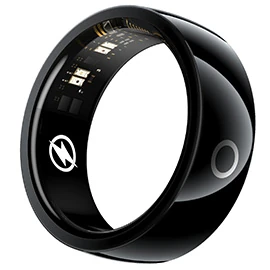 RN01 Smart Touch Ring: Blood Oxygen, Heart Rate, Sleep, Blood Pressure, Health, Sleep Tracking, Activity Tracking, and Step Counting