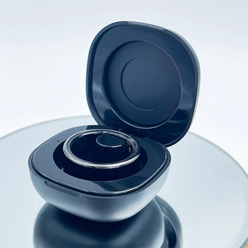 Best-selling Mini Smart Ring Charging Case with Magnetic Charging, Universal Fit, Built-in Battery