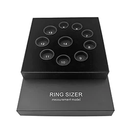 Best-selling Smart Ring: Accurate Finger Size Measurement, Unisex, Black Box