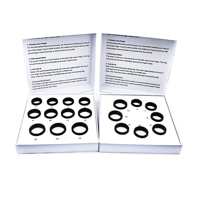 Best-selling New Smart Ring: Accurately Measures Finger Size, Unisex, White Box