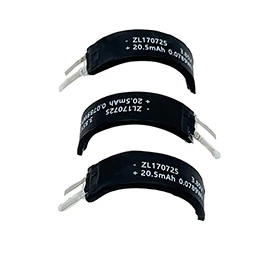 Smart Ring Lithium Battery 3.85V Ultra-Thin Curved Band, High Capacity, Long Battery Life, Universal Size