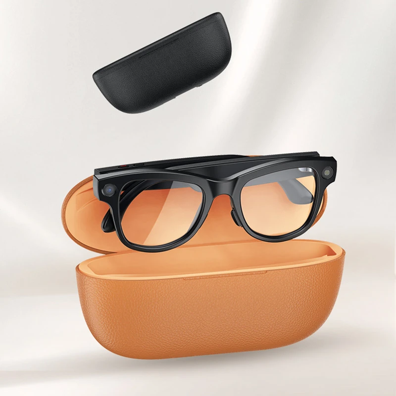 New M02 Ultra Smart Glasses: Cutting-edge technology, 8-megapixel camera, charging case, Wi-Fi, image recognition, and translation