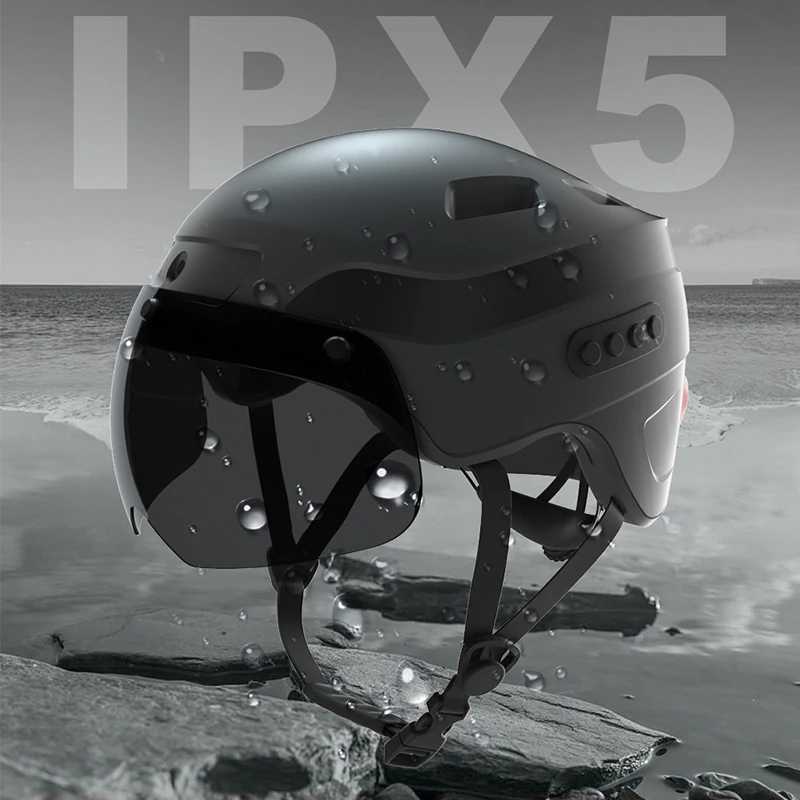 Smart Cycling Helmet: Road Bike Helmet for Adults with Built-in Camera and Bluetooth Calling