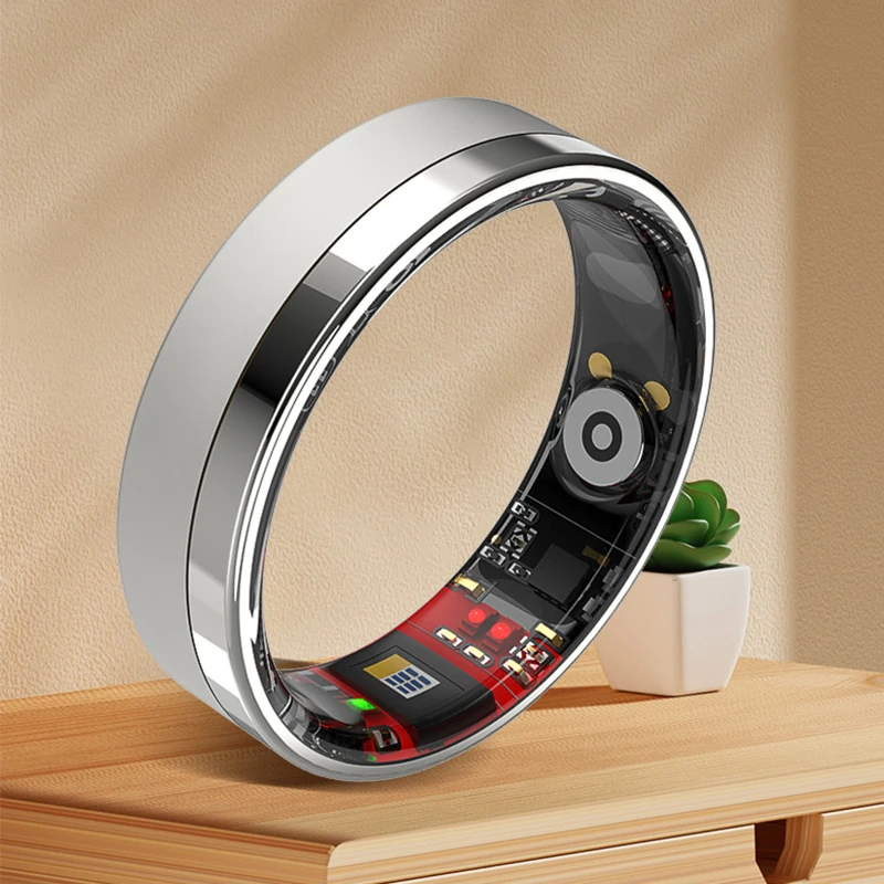 Smart Ring with High-Precision Algorithms for Measuring Exercise Heart Rate, Hypoxia, 24/7 Heart Rate, Blood Oxygen Levels, and Sleep Analysis