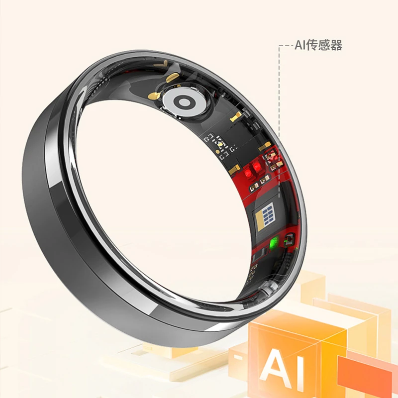 Smart Ring with High-Precision Algorithms for Measuring Exercise Heart Rate, Hypoxia, 24/7 Heart Rate, Blood Oxygen Levels, and Sleep Analysis