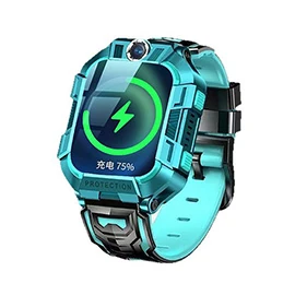 Children's Smartwatch with Large Rotating Screen and Dual Cameras—Designed for Middle School Students, All-Network Compatible with GPS Tracking