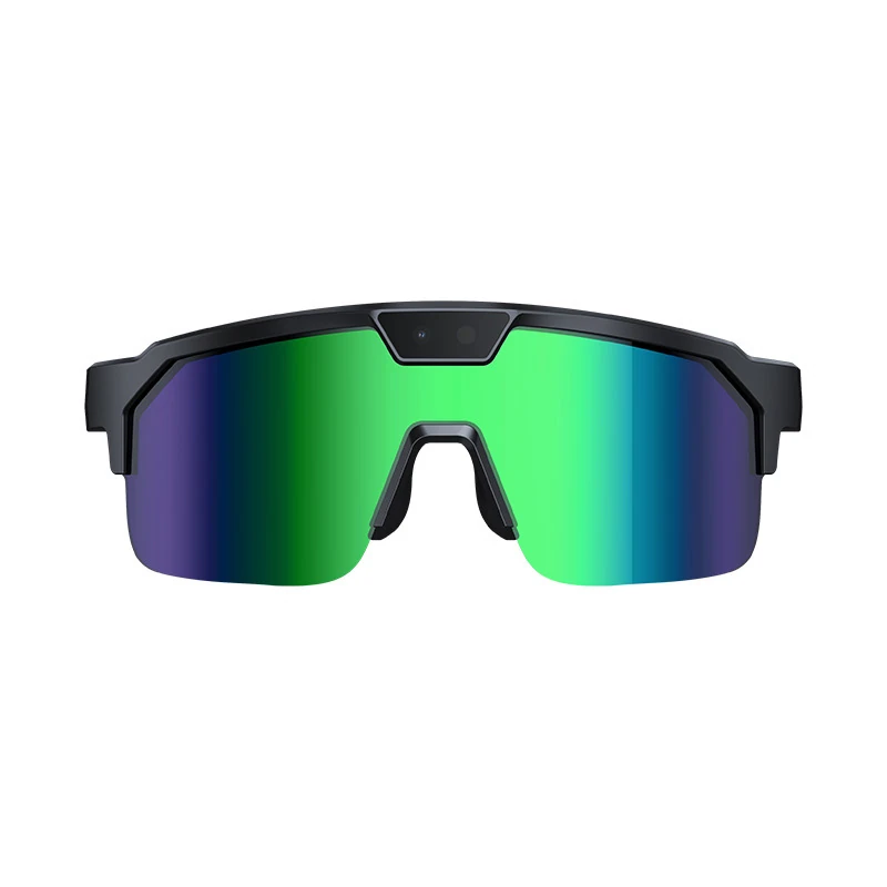 Outdoor Cycling Sunglasses with 8-Megapixel Camera, Smart Translation, Wi-Fi Transfer, and Image Recognition