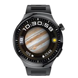 Smartwatch for Blood Glucose, Lipid, and Blood Pressure Monitoring | Round-Screen Legendary Master ECG and Heart Rate Wristband