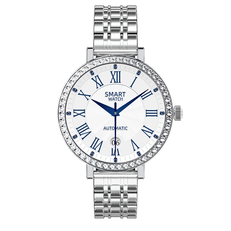 HD36 Women's Smartwatch: Health, Fitness, Heart Rate, Female Cycle Tracking, Water-Resistant Round Wristwatch