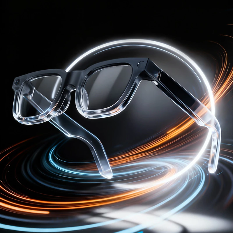 E02C/E03C Electrochromic Smart Glasses: 8-megapixel camera, video calls, music playback, and AI translation sunglasses