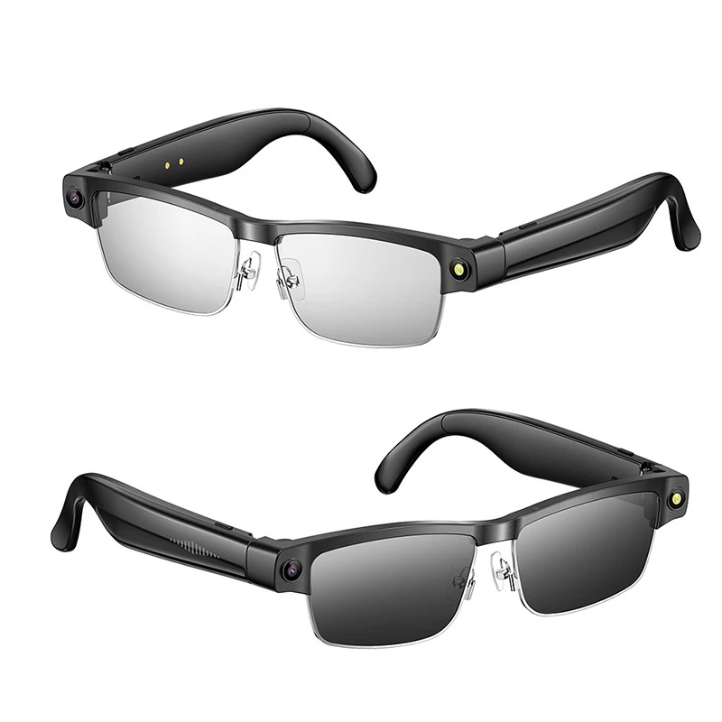 AI Analysis L802: High-Tech Camera, Photo and Video Recognition, Recording, Bluetooth Music, Smart Glasses