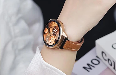 I put an alligator leather strap and a tourbillon dial on my Smart Watch, and my coworkers thought I was wearing a Vacheron Constantin.