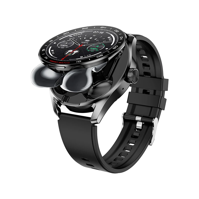 D9 INTELLIGENT WATCH Wisdom flagship, trendsetter Independent silicone protective compartment | earphone watch combined withdual mode call  | Multi-latitude health monitoring