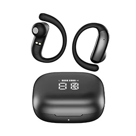 N02 Rotating Left/Right Wireless Bluetooth Earbuds: Over-Ear Noise-Canceling Sports Earbuds with Extra-Long Battery Life