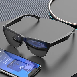 F01 Bluetooth Sunglasses: Dual-Function Audio for Music, Calls, and Cycling&mdash;Polarized Smart Sunglasses