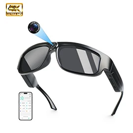 Y20 Smart Glasses 4K Ultra HD Sports Recording, 160-Language Translation, Bluetooth Music and Calls, Video Translation