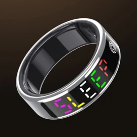 RA20 Smart Ring: Heart Rate, Blood Oxygen, and Blood Pressure Monitoring; Short Videos; Scroll Up/Down; Like; Smart Wearable Ring