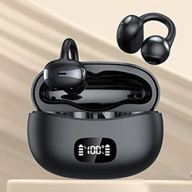 XYG20 Ear Clip Earring-Style OWS Smart Bluetooth Headphones: Open-Ear Bass-Boosting Earbuds (Non-In-Ear)