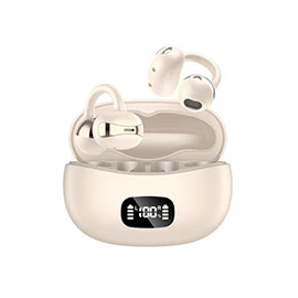 XYG20 Ear Clip Earring-Style OWS Smart Bluetooth Headphones: Open-Ear Bass-Boosting Earbuds (Non-In-Ear)