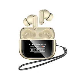 V11 ANC Noise-Canceling Bluetooth Earbuds: Touchscreen, TWS, Wireless Calling, Deep Bass, Smart Gaming Design, Low Latency