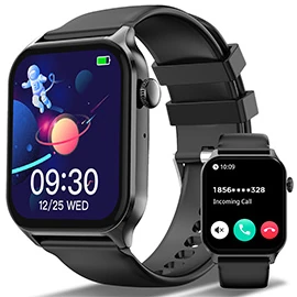Z145 Smartwatch: 1.83-inch Display, Activity Tracking, Bluetooth Calling, Ultra-Slim, Waterproof Bluetooth Edition