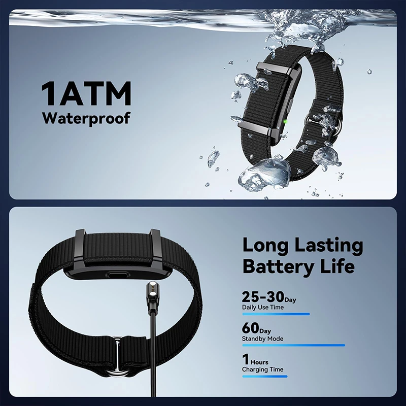 Y25 Screenless Smart Bracelet: Heart Rate and Blood Oxygen Monitoring, Long Battery Life, Fitness Tracker