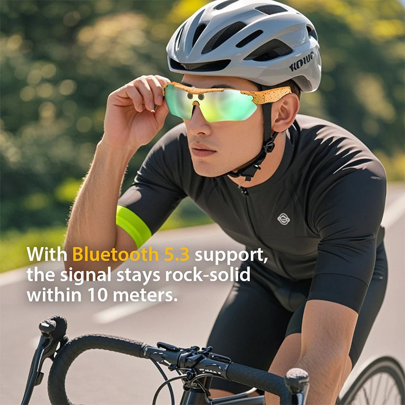 C03 AI-Powered Cycling Goggles for Outdoor Sports: Smart Photography, Video Recording, and Real-Time Translation