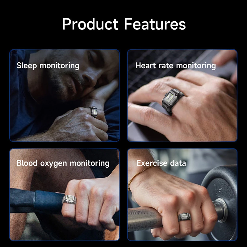 WR01 Watch Ring Fashionable and Unique Smart Ring Watch: A Minimalist, Trendy Digital Quartz 