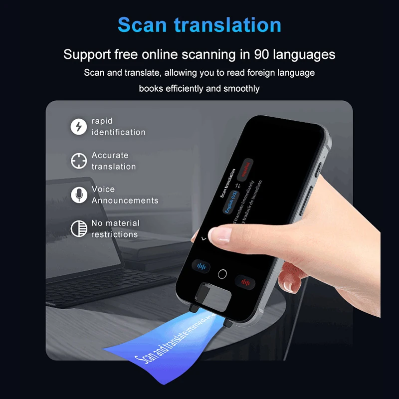 S25 Pro Multilingual Translation Device | Cross-Border Global Language Translator | Customized Voice Translator for Rare Languages for Export