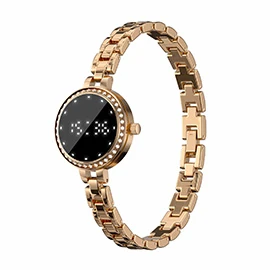 L6 Smart Women's Bracelet: Call and Message Alerts, Multiple Exercise Modes, Heart Rate, Blood Oxygen, and Sleep Monitoring