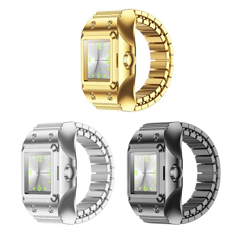 WR01 Watch Ring Fashionable and Unique Smart Ring Watch: A Minimalist, Trendy Digital Quartz 