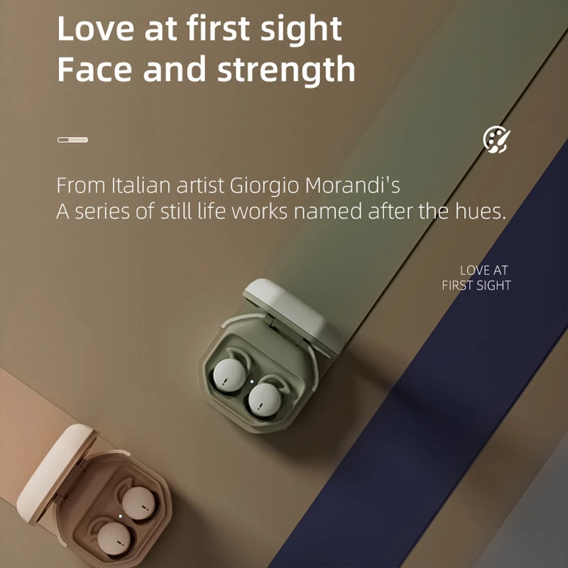 PF11 Bluetooth Wireless Earbuds for Sleep and Exercise: High-Quality Noise-Canceling In-Ear Earbuds