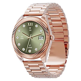 T38  1.19-inch AMOLED Bluetooth Call-Enabled Fashionable IP68 Sports Smartwatch for Women