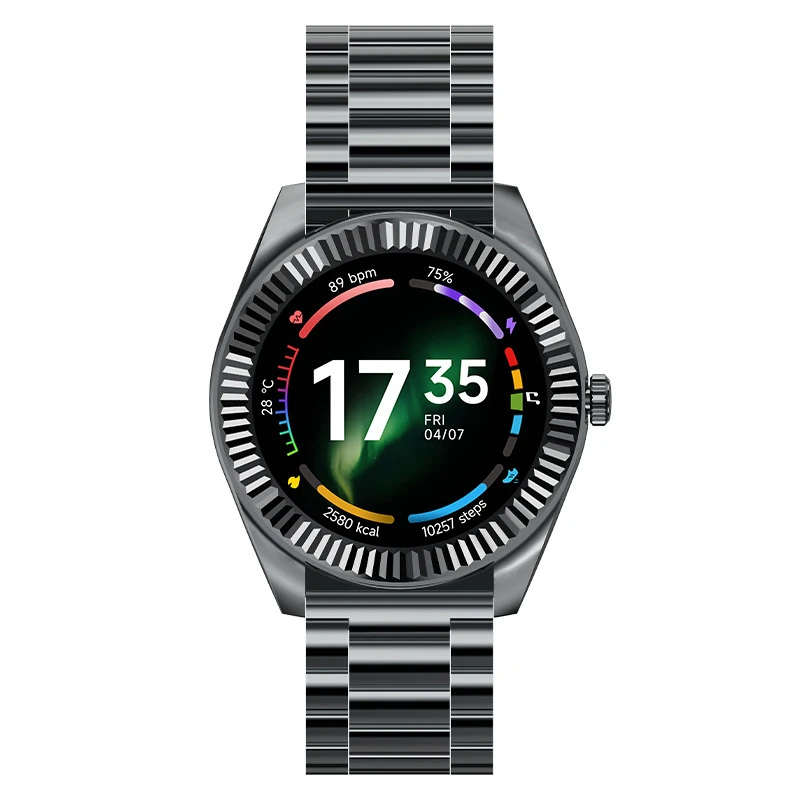 T38  1.19-inch AMOLED Bluetooth Call-Enabled Fashionable IP68 Sports Smartwatch for Women