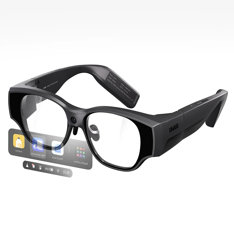 INMO AIR3 Smart AR Glasses: Binocular Full-Color 1080p Light Guide Glasses with 120Hz High Refresh Rate and Giant-Screen HD Display
