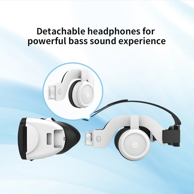 G06ED Headset Gaming Helmet Digital Qianhuan Magic Mirror VR Goggles 3D Glasses 3D Audio-Visual Mobile HD