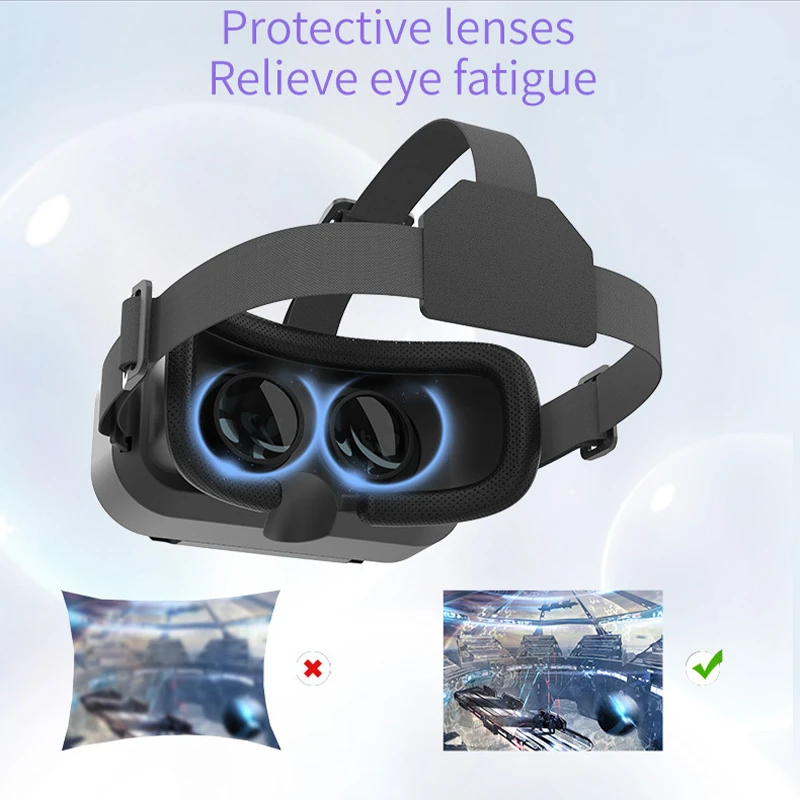 G13 Mobile VR Goggles Qianhuan Magic Mirror 3D Head-Mounted Gaming, Entertainment, and Virtual Reality (VR) Device for Factory Screen Mirroring