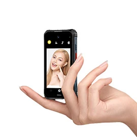 MX01 Global-band, ruggedized mini smart phone with GPS, Google, OTG, Android 12, Bluetooth, octa-core processor, and 4G connectivity