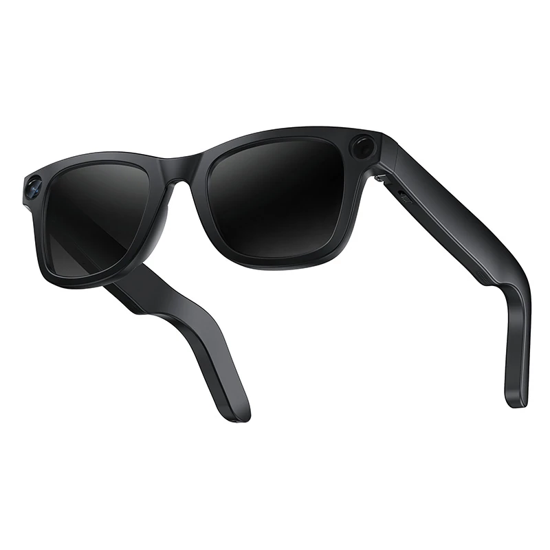E02 Smart Camera Glasses: Open AI Voice Calls, Music, Photos, and Video Recording, 8MP