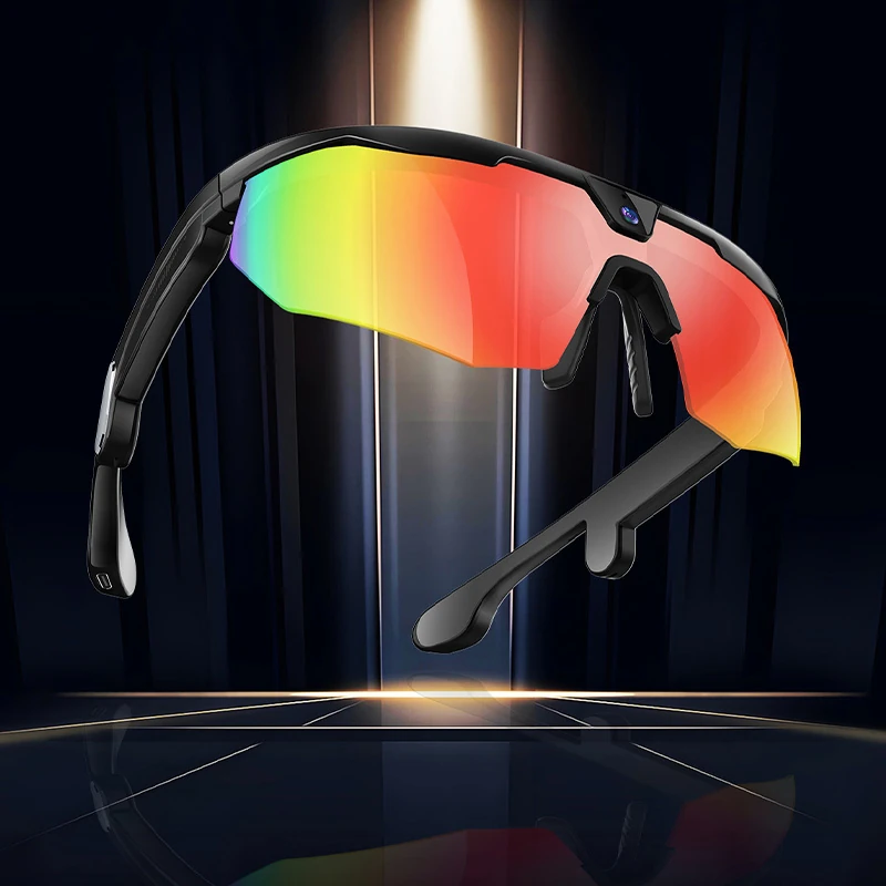 W640 AI Smart Glasses: Photo and Video Recording, Outdoor Cycling Glasses, Wind- and Dust-Resistant, UV-Protective Sunglasses