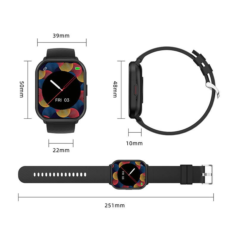 ZJ99J Cross-Border Best-Selling Multifunctional Watch Supports Bluetooth Calls, Remote Photo Capture, Smart Reminders, and Blood Pressure Monitoring