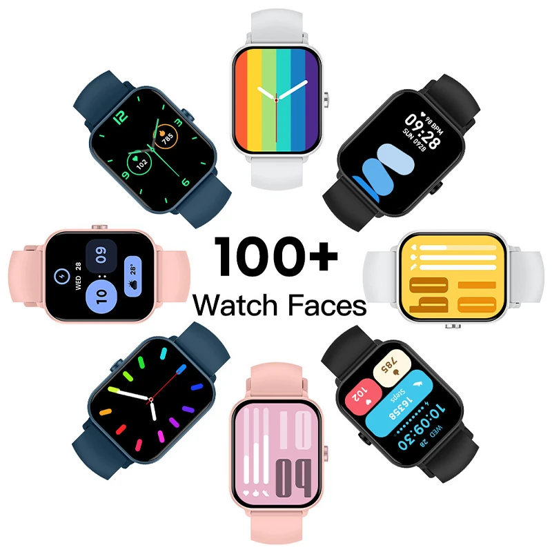 S04 Bluetooth-Enabled Smartwatch with Call Function, Step Counter, Blood Pressure and Heart Rate Monitoring, and Multiple Fashionable and Sporty Watch Faces