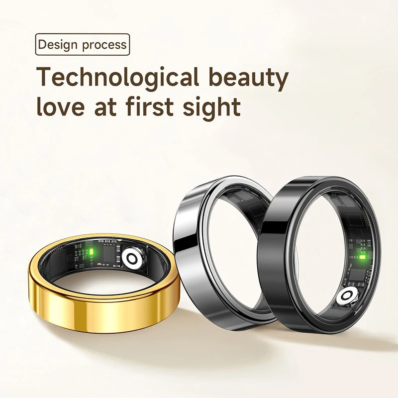 SR09 Smart Ring for Women: Heart Rate Monitoring, Video Scrolling, Long Battery Life, Cutting-Edge Technology, Waterproof, Men's Ring