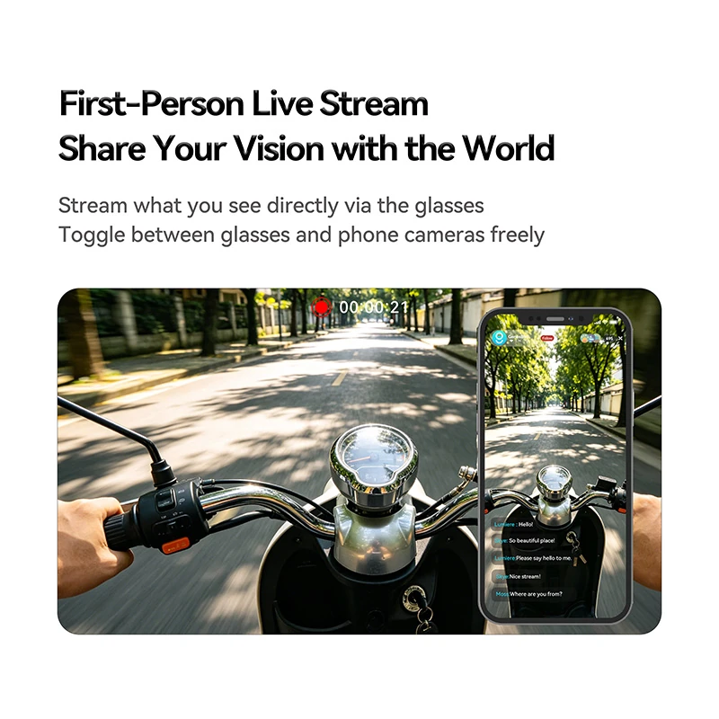 G2 Smart AI Glasses with Integrated Camera AI Translation and Advanced Bluetooth 5.3 Connectivity for OEM ODM Needs