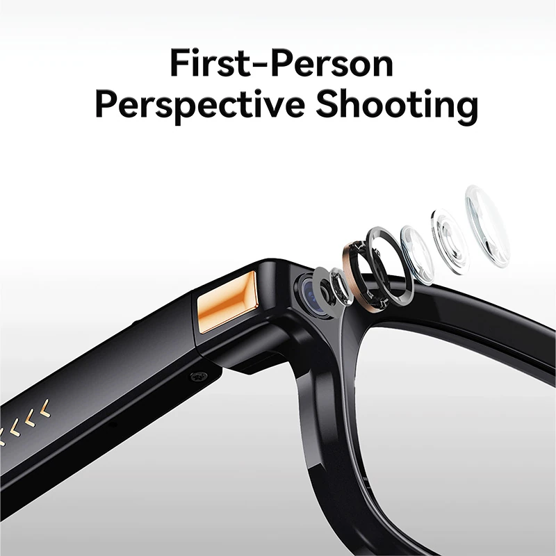 G1 AI Smart Glasses with HD Camera and Bluetooth 5.3, Real-time AI Translation, Seamless Calling, CE Certified